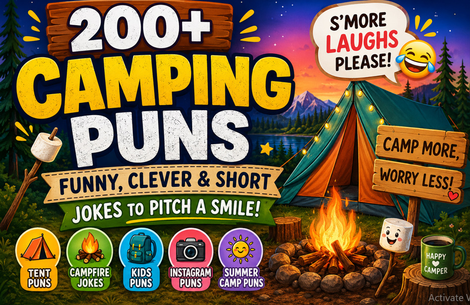 camping puns